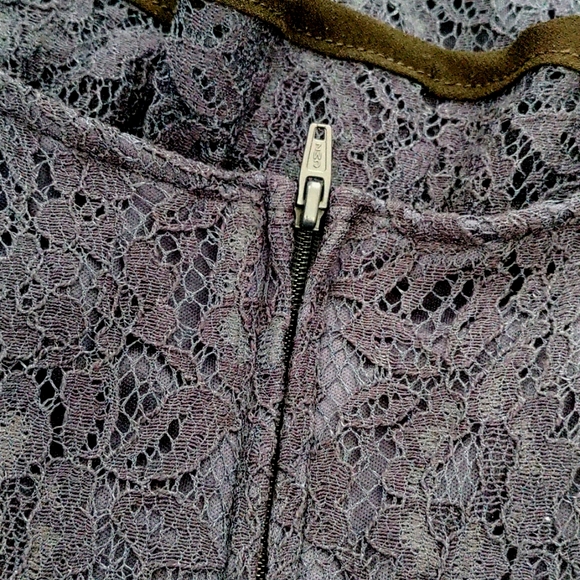 Xhilaration Navy Lace Peplum Dress - Picture 4 of 7